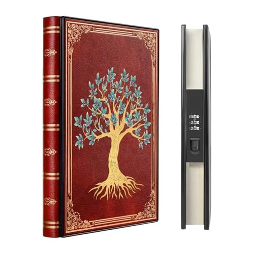 DYYEUAVT Seitenschloss Verdickte Papiere Codebuch Tagebücher Notizbuch Journal Bronzing Geprägte Notizen Passwortbuch Notizblock mit Schloss Tagebuch A5(Style 05) von DYYEUAVT