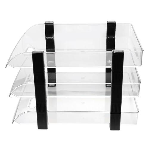 Datei Halter for Schreibtisch Desktop Storage Rack Trays Brief Büro Organizer Papier Transparent Dokument Datei Halter for Schreibtisch Desktop Storage Rack Trays Brief Büro Organizer Papier Transparent Dokument von DYYEUAVT
