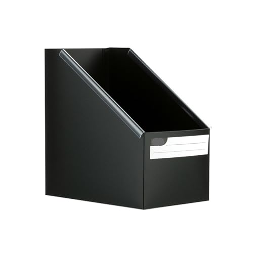 Einfaches, faltbares Aktenfach im A4-Format, for die Aufbewahrung von Dokumenten, Büchern, Sortierboxen for Schulsachen, for verschiedene Funktionen(Black) von DYYEUAVT