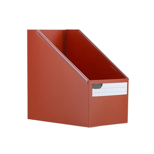 Einfaches, faltbares Aktenfach im A4-Format, for die Aufbewahrung von Dokumenten, Büchern, Sortierboxen for Schulsachen, for verschiedene Funktionen(Orange) von DYYEUAVT