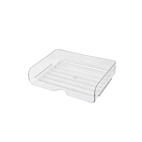 Transparentes Dokumenten-Aufbewahrungsregal, Desktop, Büro-Büchertischbox, Organizer(Transparent 1 pc) von DYYEUAVT
