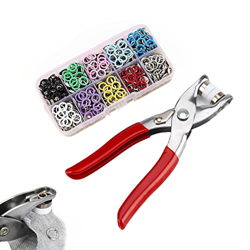 DZAY 100 Sets Druckknöpfe Kit mit Zange für Ösen Nähzubehör Druckknopfzange Werkzeug,Knopfzange Set 9,5mm Jersey Druckknöpfe 10 Farben,DIY Basteln Kinderbekleidung,Kleidung Taschen,Kleding Repareren DZAY 100 Sets Druckknöpfe Kit mit Zange für Ösen Nähzubehör Druckknopfzange Werkzeug,Knopfzange Set 9,5mm Jersey Druckknöpfe 10 Farben,DIY Basteln Kinderbekleidung,Kleidung Taschen,Kleding Repareren von DZAY