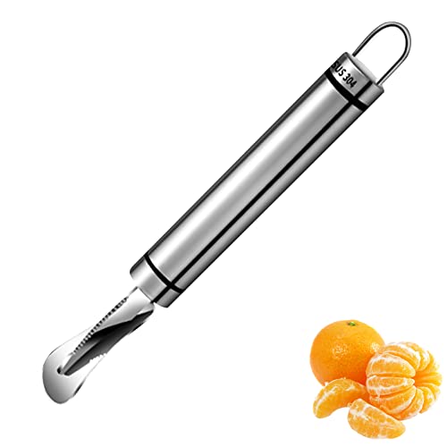 Edelstahl Orangenschäler Grapefruit Messer mit Gewölbter Gezackter Messerkopf Obst Küchengerät,Zitrusfrüchte Schälen Grapefruit Messer zur Trennung von Zellstoff und Schale Grapefruit Schäler Küchenhe Edelstahl Orangenschäler Grapefruit Messer mit Gewölbter Gezackter Messerkopf Obst Küchengerät,Zitrusfrüchte Schälen Grapefruit Messer zur Trennung von Zellstoff und Schale Grapefruit Schäler Küchenhe von DZAY