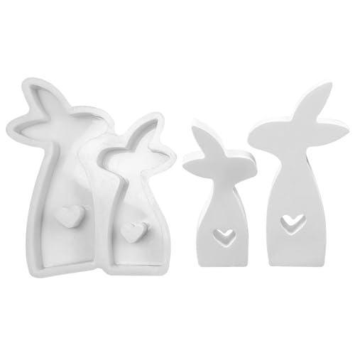 Silikonform Hase Silikonformen Gießformen Ostern,Ostern Hase Gießformen Silikon Gipsformen zum Gießen Osternhase Epoxidharz Formen Giessformen Silikon Ostern für Osterdekorationen Frühling Deko (04) Silikonform Hase Silikonformen Gießformen Ostern,Ostern Hase Gießformen Silikon Gipsformen zum Gießen Osternhase Epoxidharz Formen Giessformen Silikon Ostern für Osterdekorationen Frühling Deko (04) von DZAY