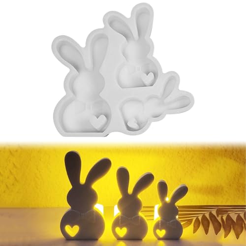 Silikonform Hase Silikonformen Gießformen Ostern,Ostern Hase Gießformen Silikon Gipsformen zum Gießen Osternhase Epoxidharz Formen Giessformen Silikon Ostern für Osterdekorationen Frühling Deko (01) Silikonform Hase Silikonformen Gießformen Ostern,Ostern Hase Gießformen Silikon Gipsformen zum Gießen Osternhase Epoxidharz Formen Giessformen Silikon Ostern für Osterdekorationen Frühling Deko (01) von DZAY