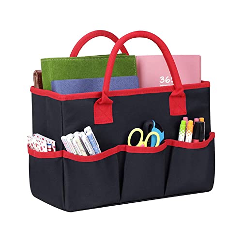 DZOZO Bastelaufbewahrung, Tragetasche, Desktop-Aktenordner, Kunst-Organizer, Aufbewahrung, Handtasche, faltbare Gartenwerkzeugtasche, Bastelbedarf, mehrere Taschen, Tragetasche zum Nähen DZOZO Bastelaufbewahrung, Tragetasche, Desktop-Aktenordner, Kunst-Organizer, Aufbewahrung, Handtasche, faltbare Gartenwerkzeugtasche, Bastelbedarf, mehrere Taschen, Tragetasche zum Nähen von DZOZO