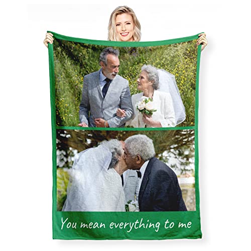 Personalised Photo Blanket with Own Photo Text Collage, Fotodecke, Personalisierte Decke mit Foto, Friends, Family, Father, Mother, Children, Gift for Birthday, Christmas, Wedding, Anniversary Personalised Photo Blanket with Own Photo Text Collage, Fotodecke, Personalisierte Decke mit Foto, Friends, Family, Father, Mother, Children, Gift for Birthday, Christmas, Wedding, Anniversary von DZWSZ