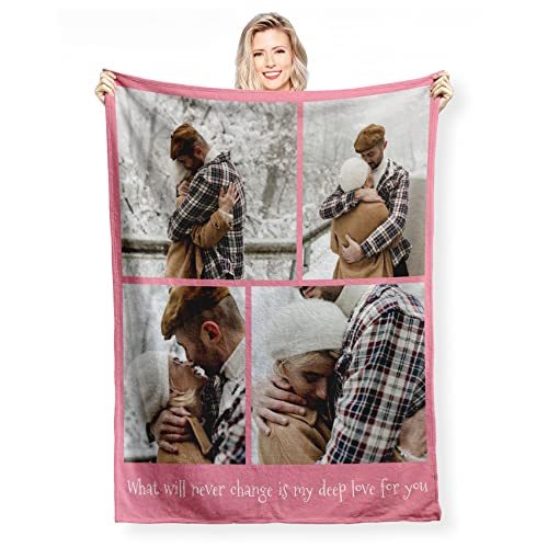 Personalised Photo Blanket with Own Photo Text Collage, Fotodecke, Personalisierte Decke mit Foto, Friends, Family, Father, Mother, Children, Gift for Birthday, Christmas, Wedding, Anniversary Personalised Photo Blanket with Own Photo Text Collage, Fotodecke, Personalisierte Decke mit Foto, Friends, Family, Father, Mother, Children, Gift for Birthday, Christmas, Wedding, Anniversary von DZWSZ