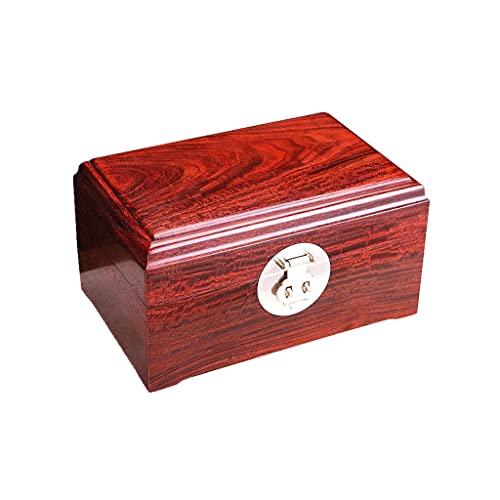 DZYHFCO Schmuckschatulle aus Holz, zur Aufbewahrung von Ringen, Ohrringen, Halsketten, Armbändern, Uhren, klein, 22,9 cm DZYHFCO Schmuckschatulle aus Holz, zur Aufbewahrung von Ringen, Ohrringen, Halsketten, Armbändern, Uhren, klein, 22,9 cm von DZYHFCO