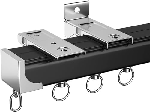 DZZTHSH Deckenvorhangschiene, robuste Gardinenstange, Wandmontage, Vorhangschiene für Raumteiler, einfach zu installieren DZZTHSH Deckenvorhangschiene, robuste Gardinenstange, Wandmontage, Vorhangschiene für Raumteiler, einfach zu installieren von DZZTHSH