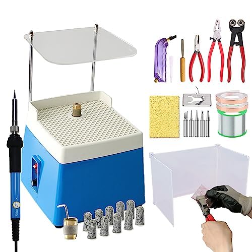 DZZTHSH Glass Crafting Tool Set with Power Grinder Machine, Soldering Iron Gun Kit, Starter Kit for Beginners - 5/8'' & 1'' Grinder Bits, Mosaic and Stained Glass Cutting Kit DZZTHSH Glass Crafting Tool Set with Power Grinder Machine, Soldering Iron Gun Kit, Starter Kit for Beginners - 5/8'' & 1'' Grinder Bits, Mosaic and Stained Glass Cutting Kit von DZZTHSH