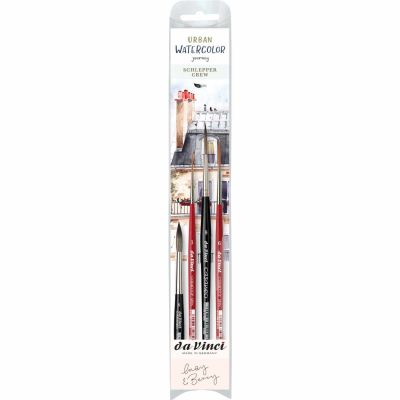 da Vinci Pinsel-Set Urban Watercolor Schlepper Crew von May&Berry