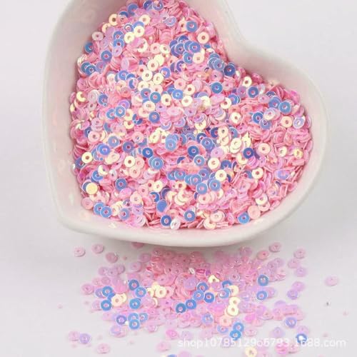 DaBingDian 2mm 3mm 4mm Hologramm Laser Pailletten Handwerk PVC Flache Kreis Spangle Pailletten DIY Pailletten Kleidung Nähzubehör Lentejuelas von DaBingDian