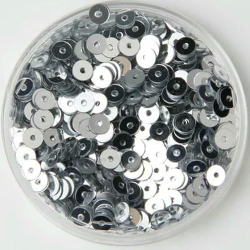 DaBingDian 3 mm, 4 mm, 5 mm, 6 mm, Flache, runde, lose PVC-Pailletten, zum Nähen, Basteln für Hochzeitsdekoration, Kleidungsstücke, Kleider, Schuhkappen, DIY-Zubehör DaBingDian 3 mm, 4 mm, 5 mm, 6 mm, Flache, runde, lose PVC-Pailletten, zum Nähen, Basteln für Hochzeitsdekoration, Kleidungsstücke, Kleider, Schuhkappen, DIY-Zubehör von DaBingDian