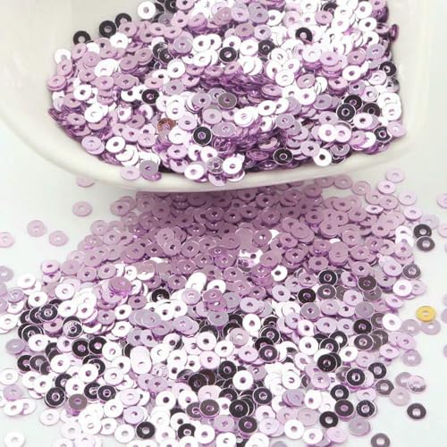 DaBingDian 3 mm, 4 mm, 5 mm, 6 mm, Glitzer-Pailletten, flach, rund, PVC, lose Pailletten, zum Nähen, Basteln, für Hochzeitsdekoration, Kleidungsstück, DIY-Zubehör DaBingDian 3 mm, 4 mm, 5 mm, 6 mm, Glitzer-Pailletten, flach, rund, PVC, lose Pailletten, zum Nähen, Basteln, für Hochzeitsdekoration, Kleidungsstück, DIY-Zubehör von DaBingDian