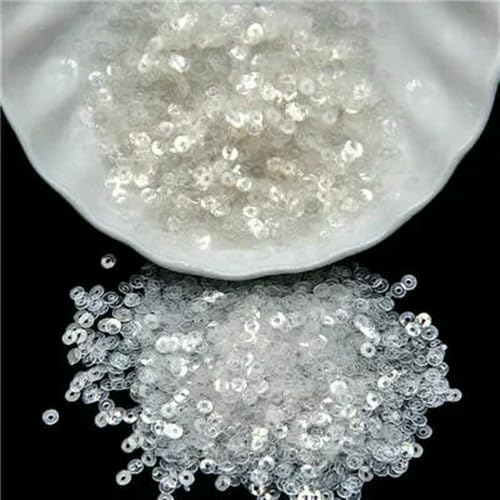 DaBingDian Glitzer-Pailletten, 3 mm, 4 mm, 5 mm, 6 mm, Flache, runde, lose Pailletten zum Nähen, für Hochzeiten, Bastelarbeiten, Kleidungsstücke, Scrapbooking-Zubehör DaBingDian Glitzer-Pailletten, 3 mm, 4 mm, 5 mm, 6 mm, Flache, runde, lose Pailletten zum Nähen, für Hochzeiten, Bastelarbeiten, Kleidungsstücke, Scrapbooking-Zubehör von DaBingDian