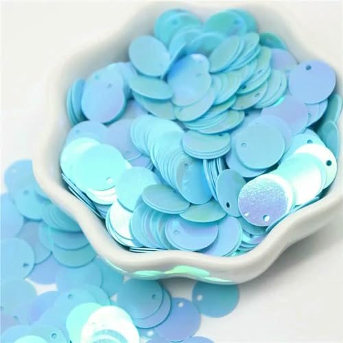 DaBingDian Größere Pailletten, 10, 15, 20, 25, 30 mm, PVC, flach, rund, lose Pailletten, Pailletten, Nähen, Basteln, DIY-Zubehör für Kleidungsstücke, Lentejuelas DaBingDian Größere Pailletten, 10, 15, 20, 25, 30 mm, PVC, flach, rund, lose Pailletten, Pailletten, Nähen, Basteln, DIY-Zubehör für Kleidungsstücke, Lentejuelas von DaBingDian
