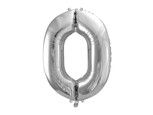 DaLoKu Luftballon Zahl 86cm XXL Folienballon Geburtstag Alter Silvester Dekoration Party, Farbe: Silber, Größe: 0 DaLoKu Luftballon Zahl 86cm XXL Folienballon Geburtstag Alter Silvester Dekoration Party, Farbe: Silber, Größe: 0 von DaLoKu