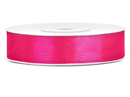 DaLoKu Satinband 6/12/25/38/50/100mm x 25m Geschenkband Schleifenband, Größe: 12mm x 25m, Farbe: Dunkelpink DaLoKu Satinband 6/12/25/38/50/100mm x 25m Geschenkband Schleifenband, Größe: 12mm x 25m, Farbe: Dunkelpink von DaLoKu