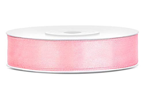 DaLoKu Satinband 6/12/25/38/50/100mm x 25m Geschenkband Schleifenband, Größe: 12mm x 25m, Farbe: Rosa DaLoKu Satinband 6/12/25/38/50/100mm x 25m Geschenkband Schleifenband, Größe: 12mm x 25m, Farbe: Rosa von DaLoKu