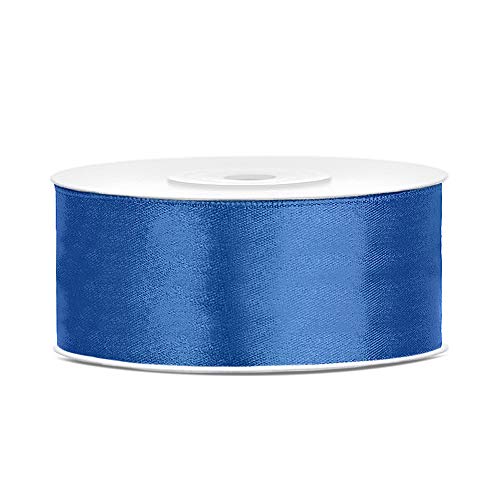 DaLoKu Satinband 6/12/25/38/50/100mm x 25m Geschenkband Schleifenband, Größe: 25mm x 25m, Farbe: royal Blau DaLoKu Satinband 6/12/25/38/50/100mm x 25m Geschenkband Schleifenband, Größe: 25mm x 25m, Farbe: royal Blau von DaLoKu