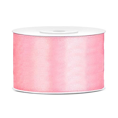 DaLoKu Satinband 6/12/25/38/50/100mm x 25m Geschenkband Schleifenband, Größe: 38mm x 25m, Farbe: Rosa DaLoKu Satinband 6/12/25/38/50/100mm x 25m Geschenkband Schleifenband, Größe: 38mm x 25m, Farbe: Rosa von DaLoKu