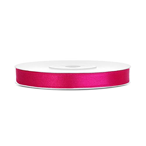 DaLoKu Satinband 6/12/25/38/50/100mm x 25m Geschenkband Schleifenband, Größe: 6mm x 25m, Farbe: Dunkelpink DaLoKu Satinband 6/12/25/38/50/100mm x 25m Geschenkband Schleifenband, Größe: 6mm x 25m, Farbe: Dunkelpink von DaLoKu