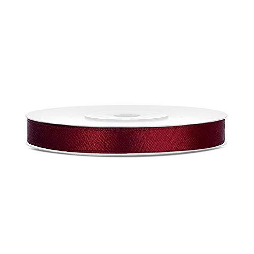 DaLoKu Satinband 6/12/25/38/50/100mm x 25m Geschenkband Schleifenband, Größe: 6mm x 25m, Farbe: Dunkelrot DaLoKu Satinband 6/12/25/38/50/100mm x 25m Geschenkband Schleifenband, Größe: 6mm x 25m, Farbe: Dunkelrot von DaLoKu