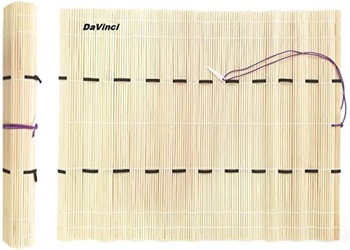 DaVinci ESPACE BEAUX ARTS da Vinci Pinselmatte aus Bambus, Pinseltasche aus Bambus, Pinseltasche für Pinsel aus Bambus, Rolle, 36 x 29 cm von DaVinci ESPACE BEAUX ARTS