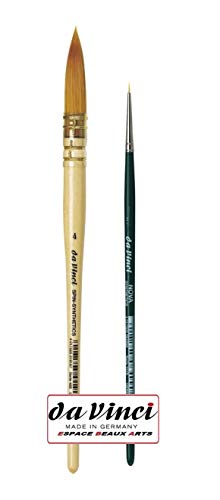 da Vinci Serie 488 Aquarellpinsel CosmoTop Spin Pinsel, rund, synthetisch mit lackiertem Naturgriff, Größe 4 + Da Vinci Serie 1570 Mini da Vinci Serie 488 Aquarellpinsel CosmoTop Spin Pinsel, rund, synthetisch mit lackiertem Naturgriff, Größe 4 + Da Vinci Serie 1570 Mini von DaVinci ESPACE BEAUX ARTS