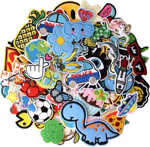 55 Stück Patches,Flicken Zum Aufbügeln Kinder,Bestickte,Bügelbilder Aufnäher,Bügelflicken Kinder für T-Shirt,Jeans, Kleidung Taschen,Mützen,Reparieren Sie das Loch 55 Stück Patches,Flicken Zum Aufbügeln Kinder,Bestickte,Bügelbilder Aufnäher,Bügelflicken Kinder für T-Shirt,Jeans, Kleidung Taschen,Mützen,Reparieren Sie das Loch von DaaJu