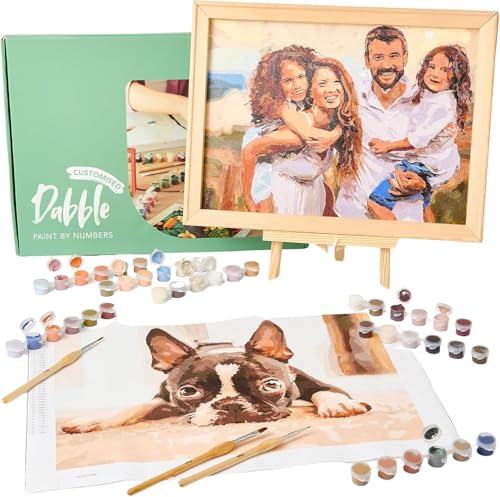 Dabble Personalisiertes Malen nach Zahlen Set für Erwachsene mit Eigenem Bild – Handgefertigte Leinwand Dabble Personalisiertes Malen nach Zahlen Set für Erwachsene mit Eigenem Bild – Handgefertigte Leinwand von Dabble