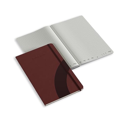 Dabliu Notizblock A4 Smart, Eco-Pelle, rostrot, dieser Notizblock ist kompatibel mit Pen + und unverzichtbar, um alle digitalen Funktionen zu aktivieren Dabliu Notizblock A4 Smart, Eco-Pelle, rostrot, dieser Notizblock ist kompatibel mit Pen + und unverzichtbar, um alle digitalen Funktionen zu aktivieren von Dabliu