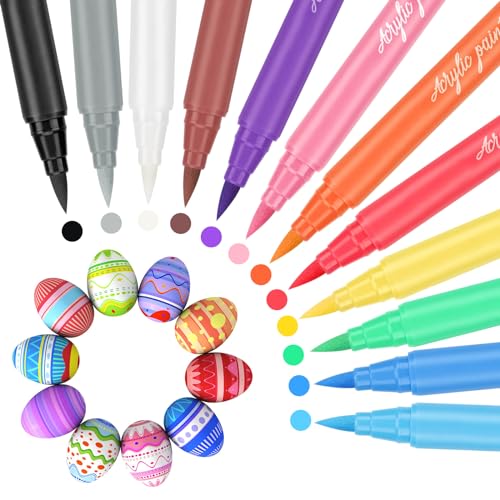 Dacono Acryl Stifte Marker für Steine Wasserfest, 12 Farben Fine Point Paint Stifte,1-6 mm Tip Permanent Marker Acryl Stifte für Holz, Leinwand, Glas, Keramik, DIY Fotoalben Dacono Acryl Stifte Marker für Steine Wasserfest, 12 Farben Fine Point Paint Stifte,1-6 mm Tip Permanent Marker Acryl Stifte für Holz, Leinwand, Glas, Keramik, DIY Fotoalben von Dacono