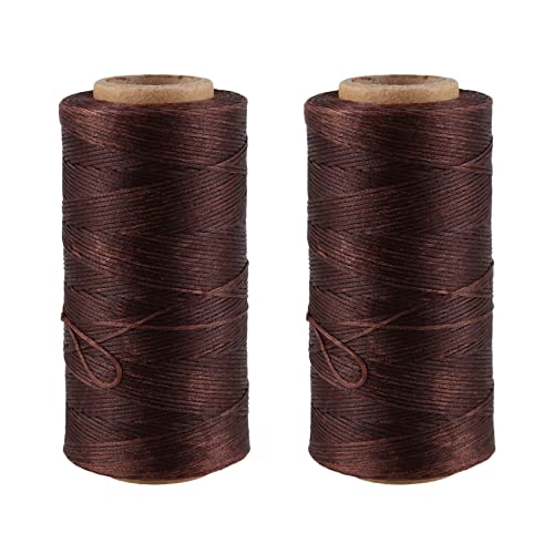 Daconovo 2 x 260 m 150D 1 mm Handstrickgarn, Wachs, Leder, Handwerk, DIY, Farbe: Hellbraun Daconovo 2 x 260 m 150D 1 mm Handstrickgarn, Wachs, Leder, Handwerk, DIY, Farbe: Hellbraun von Daconovo