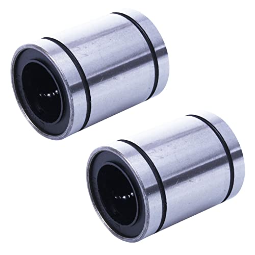 Daconovo 2 x Lm20Uu 20 mm Innendurchmesser, Linear-Kugellager, Kugellager, silberfarben, 2 Stück Daconovo 2 x Lm20Uu 20 mm Innendurchmesser, Linear-Kugellager, Kugellager, silberfarben, 2 Stück von Daconovo