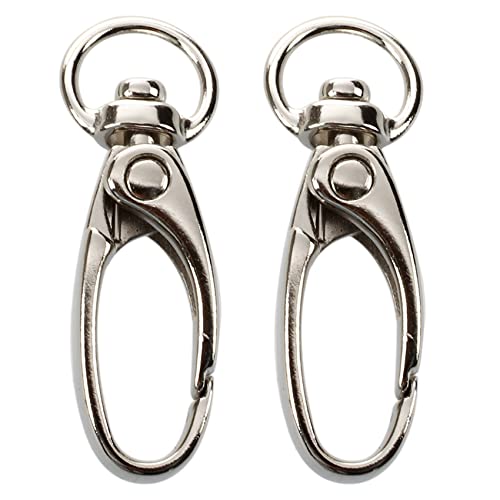 Daconovo 20 Stück D-Klappen, drehbar, Haken, Schlüsselanhänger, aus Metall, Karabinerverschluss Daconovo 20 Stück D-Klappen, drehbar, Haken, Schlüsselanhänger, aus Metall, Karabinerverschluss von Daconovo