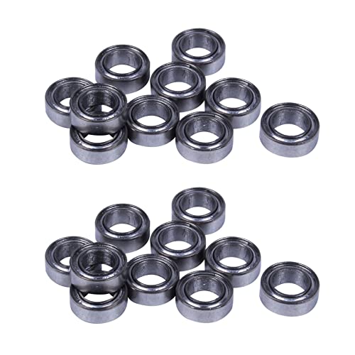 Daconovo 20 Stück Kugellager-Modell, gedichtet, mit Metallkante, 13 Mini-Größe: Mr74-Zz Daconovo 20 Stück Kugellager-Modell, gedichtet, mit Metallkante, 13 Mini-Größe: Mr74-Zz von Daconovo