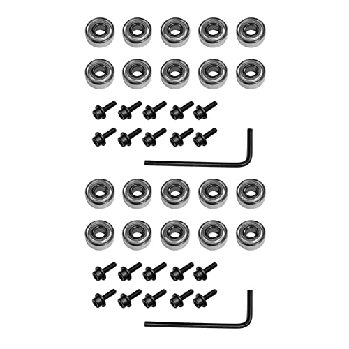 Daconovo 20 Stück Serien Kugellager auf der Oberseite der Router-Bits für das Reparatur-Set für Router-Bit-Reparatursatz Daconovo 20 Stück Serien Kugellager auf der Oberseite der Router-Bits für das Reparatur-Set für Router-Bit-Reparatursatz von Daconovo