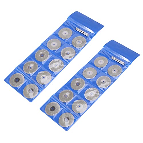 Daconovo 20 Stück Zubehör 35 mm Diamant-Trennscheibe für Schleifscheibe aus Metall Mini Kreissäge für Rotationswerkzeug Bohrmaschine Daconovo 20 Stück Zubehör 35 mm Diamant-Trennscheibe für Schleifscheibe aus Metall Mini Kreissäge für Rotationswerkzeug Bohrmaschine von Daconovo