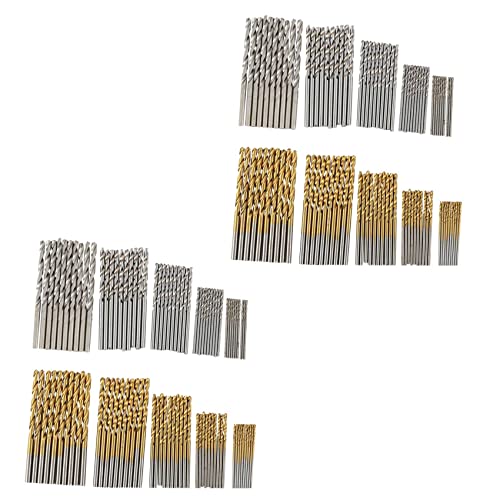 Daconovo 200 Stück/Set Torsionsbohrer, titanbeschichtet, Lochöffner aus Hochgeschwindigkeitsstahl, Werkzeuge aus Kunststoff, Metall, Tischlerei, elektrische Bohrmaschine Daconovo 200 Stück/Set Torsionsbohrer, titanbeschichtet, Lochöffner aus Hochgeschwindigkeitsstahl, Werkzeuge aus Kunststoff, Metall, Tischlerei, elektrische Bohrmaschine von Daconovo