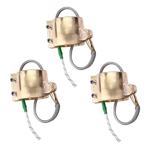 Daconovo 3 Stück Heizungsring aus Kupfer, elektrisch, Messingband, 40 x 40 mm, 220 V, 220 W Daconovo 3 Stück Heizungsring aus Kupfer, elektrisch, Messingband, 40 x 40 mm, 220 V, 220 W von Daconovo