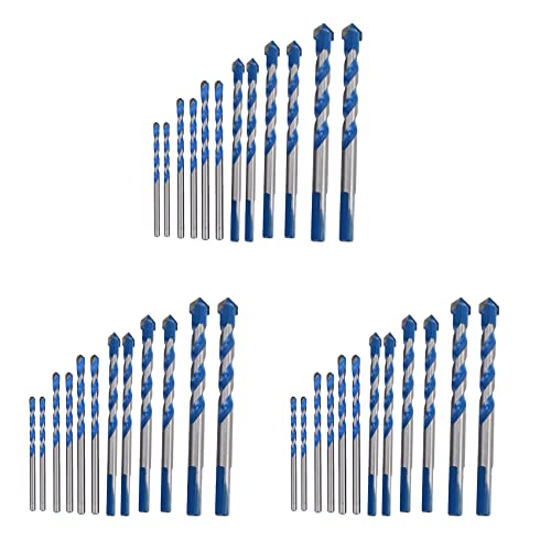 Daconovo 36-teiliges Bohrer-Set für Maurerwerke, verstellbar von 3 bis 12 mm, für Hartmetall-Torsionsspitzen Daconovo 36-teiliges Bohrer-Set für Maurerwerke, verstellbar von 3 bis 12 mm, für Hartmetall-Torsionsspitzen von Daconovo