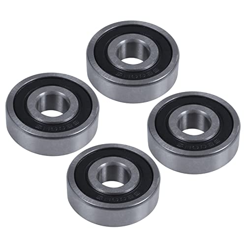 Daconovo 6200RS Rillenkugellager, einreihig, geschirmt, 10 mm x 30 mm x 9 mm, 4 Stück Daconovo 6200RS Rillenkugellager, einreihig, geschirmt, 10 mm x 30 mm x 9 mm, 4 Stück von Daconovo