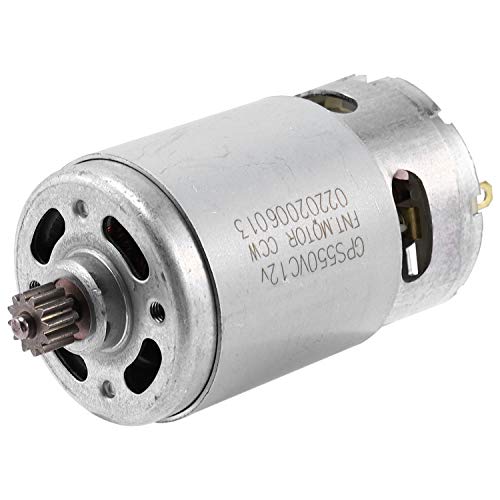 Daconovo Elektrowerkzeug-Set für Gleichstrommotor RS550, 12 V, mit Getriebe mit hohem Drehmoment und 12 Zähnen, zwei Geschwindigkeiten, für Bohrmaschine, Schraubendreher Daconovo Elektrowerkzeug-Set für Gleichstrommotor RS550, 12 V, mit Getriebe mit hohem Drehmoment und 12 Zähnen, zwei Geschwindigkeiten, für Bohrmaschine, Schraubendreher von Daconovo
