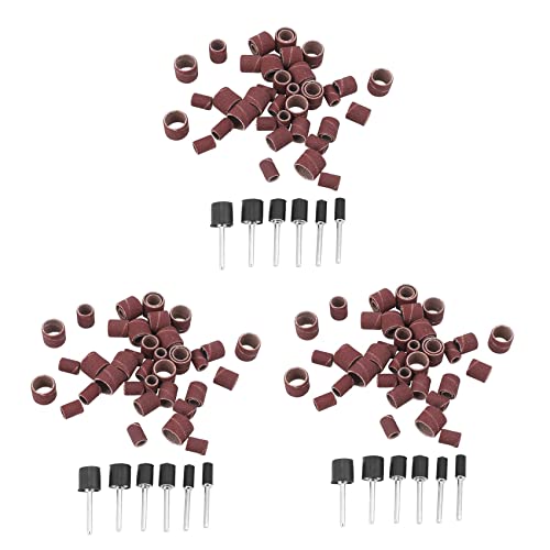 Daconovo Jumbo 153-teiliges Trommelschleifset – geeignet für – inkl. Trommeldorne aus Gummi von Daconovo