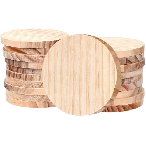 20 Stück Holzscheiben 10cm Runde, Holzplatte Natur Holzscheiben zum Basteln Holzuntersetzer Holzbrett für DIY Handwerk Kunst Malen Holzplatte 20 Stück Holzscheiben 10cm Runde, Holzplatte Natur Holzscheiben zum Basteln Holzuntersetzer Holzbrett für DIY Handwerk Kunst Malen Holzplatte von Dadabig