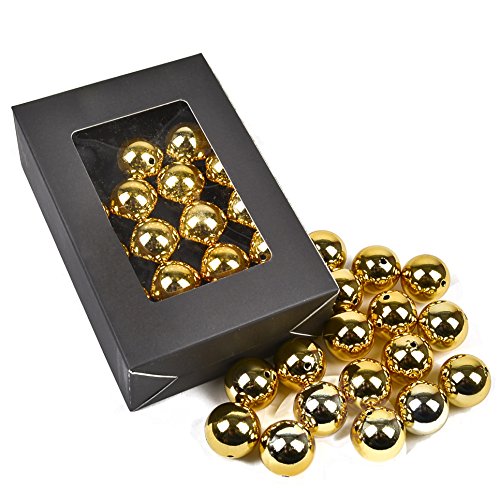 Deko Perlen 18er Box Gold Streudeko Tischdeko Bastel Kreativ von Dadeldo