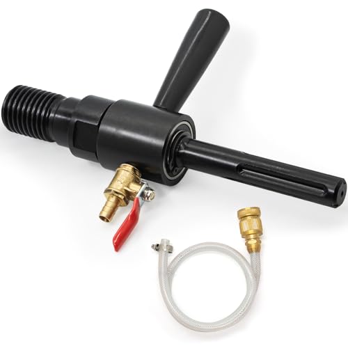 DaduoRi 1 1/10.2 cm-7 Stecker auf SDS Max Bohreradapter – Wassereinspritzfähig, inklusive massivem Messingschlauch-Schnellverbinder – kompatibel mit Kernbohrkronen für Betonbohrungen DaduoRi 1 1/10.2 cm-7 Stecker auf SDS Max Bohreradapter – Wassereinspritzfähig, inklusive massivem Messingschlauch-Schnellverbinder – kompatibel mit Kernbohrkronen für Betonbohrungen von DaduoRi