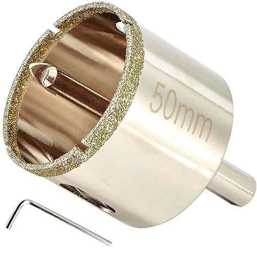 DaduoRi 50mm Diamant-Lochsäge mit Führungsbohrer, 50mm Fliesen-Lochsäge mit Zentrierbohrer für Marmor, Granit, Keramik, Porzellanfliesen, Glas, 38mm Schnitttiefe für dicke Arbeitsplatten DaduoRi 50mm Diamant-Lochsäge mit Führungsbohrer, 50mm Fliesen-Lochsäge mit Zentrierbohrer für Marmor, Granit, Keramik, Porzellanfliesen, Glas, 38mm Schnitttiefe für dicke Arbeitsplatten von DaduoRi